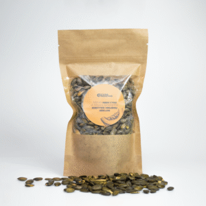 SŪDYTOS MOLIŪGŲ SĖKLOS – Švelniai Skrudintos (100g)